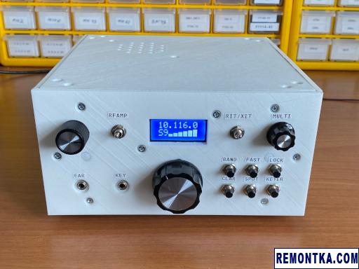 HBR/3B: CW QRP трансивер на три диапазона без пораженных частот