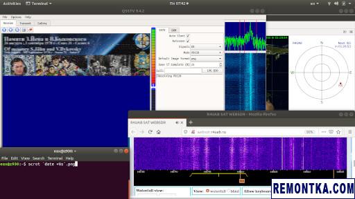 Прием SSTV от МКС при помощи WebSDR