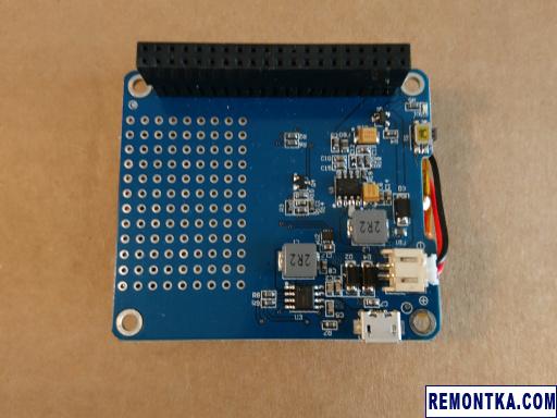UPS для Raspberry Pi, вид снизу