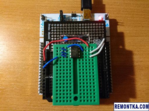 Подключение внешнего EEPROM к плате Nucleo