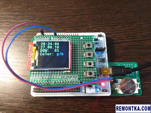 Пример использования встроенных RTC микроконтроллеров STM32