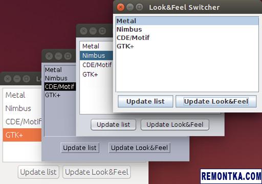 Переключение Look and Feel в Ubuntu