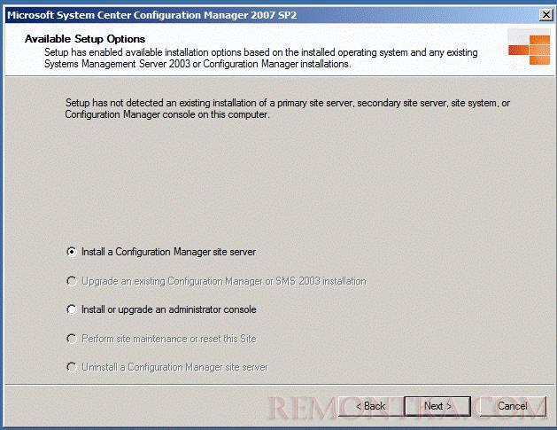 Установка SCCM 2007 на Windows Server 2008 R2