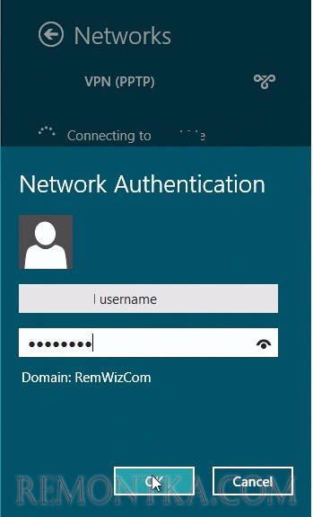 Настройка VPN подключения в Windows 8