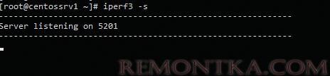 запуска iperf3 сервера на примере centos