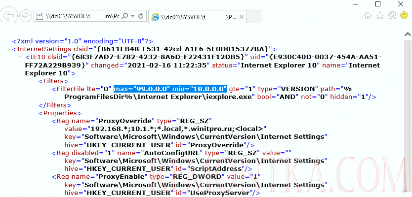 файл InternetSettings.xml