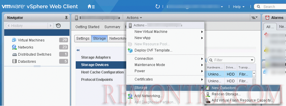 Подключаем сетевую папку Windows в VMware ESXi по NFS