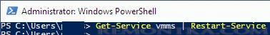 перезапустить службу vm management service hyper v