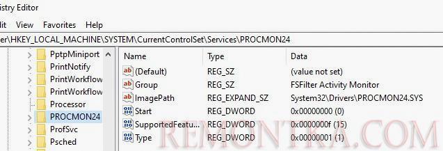 служба procmon23.sys