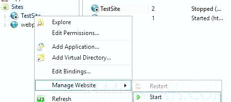 Запуск сайта IIS