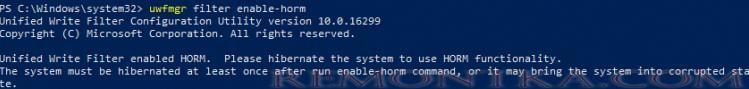 vkluchit режим horm для uwf фильтра в windows10
