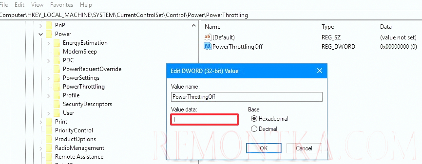 PowerThrottlingOff