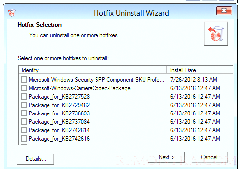 MSDaRT - Hotfix Uninstall - удаление обновления, которое мешает загрузке Windows