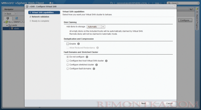 настройка vmware vsan 6.5