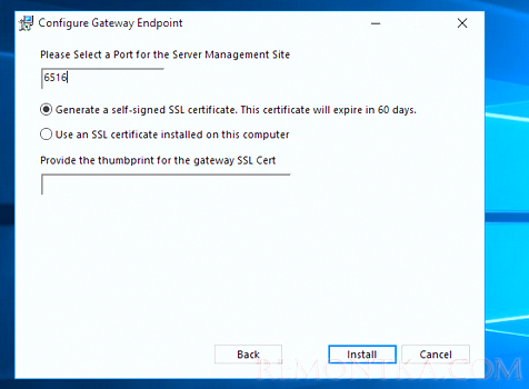 установка honolulu gateway endpoint