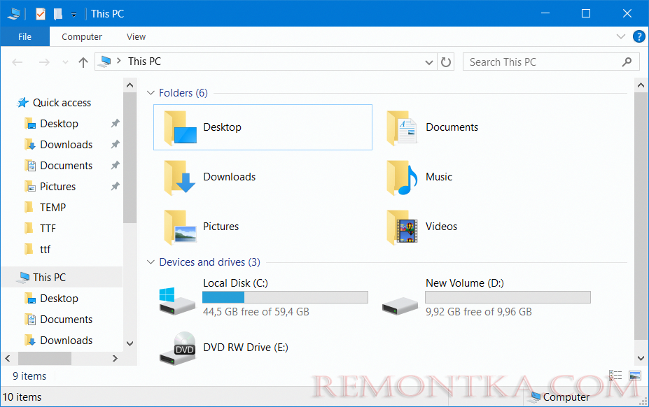 Windows Explorer нет такой буквы