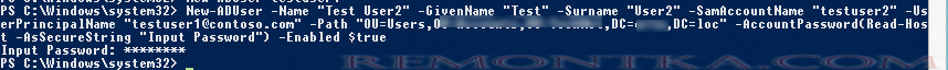 Создать пользователя в домене Active Directory с помощью PowerShell и ADUC