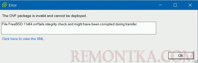 File FreeBSD-11x64.ovf fials integrity check and might have been corrupted during transfer