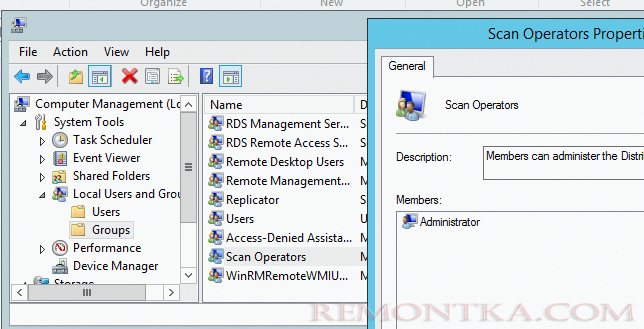 группа Scan Operators 