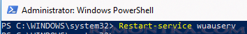 Restart-service wuauserv