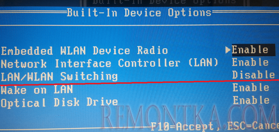 LAN/WLAN Switching 