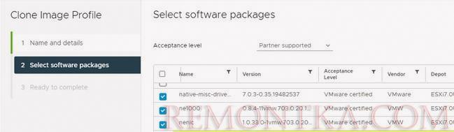 добавить драйвер в образ esxi через image builder