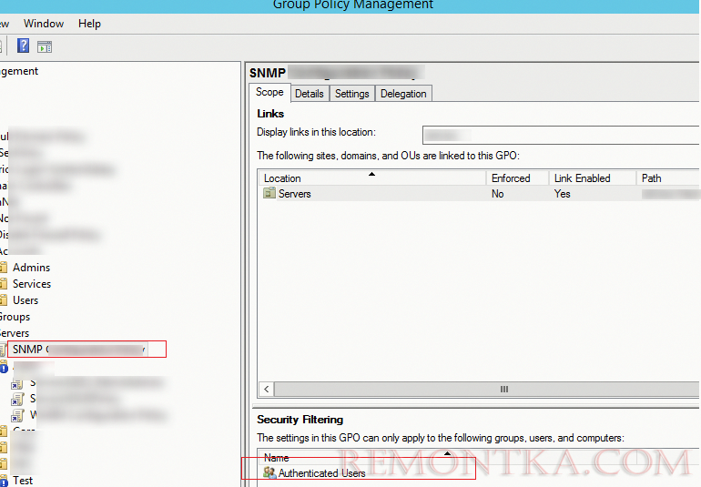 gpo Security Filtering - Authenticated Users