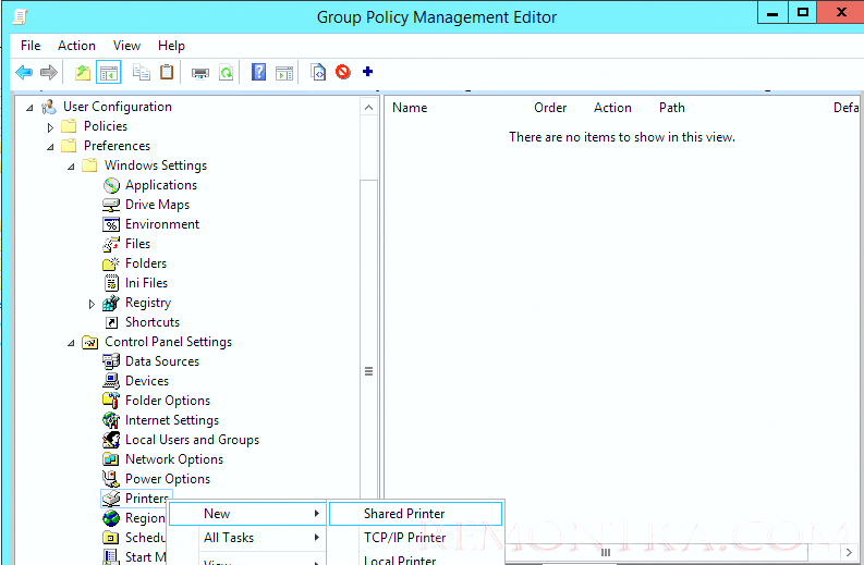 Group Policy Preferences для автоматической установки принтеров