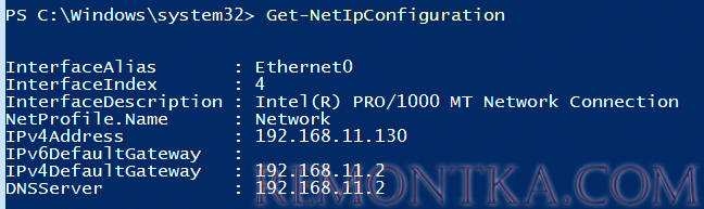 Get-NetIPConfiguration 