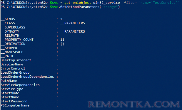 svc.GetMethodParameters