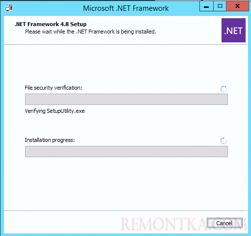 офлайн установка .NET Framework 4.8 