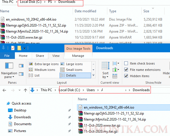 символическая ссылка на каталог в windows