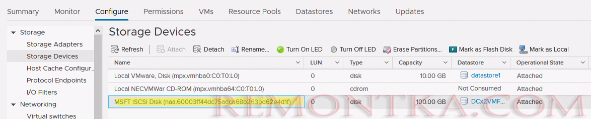 msft iscsi disk в vmware esxi