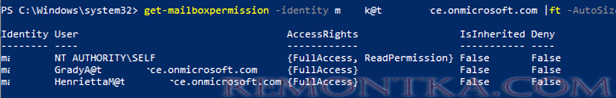get-mailboxpermission 