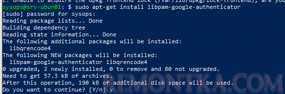 установка libpam-google-authenticator в linux