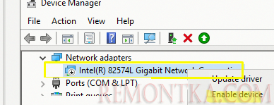 включить сетевой адаптер в Windows