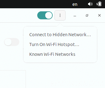 включить wi-fi hotspot в linux