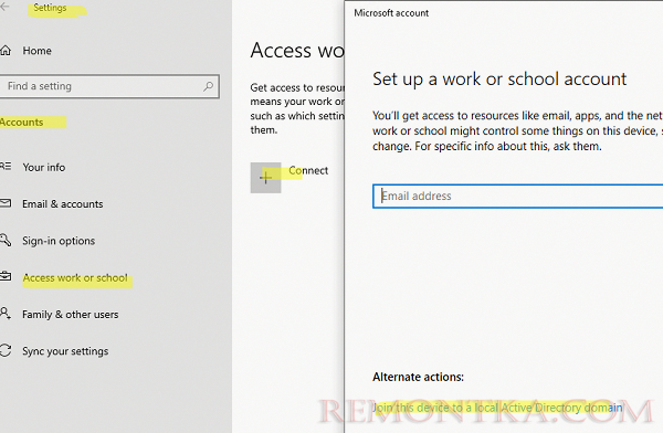 подключить компьютер Windows к локальному домену AD