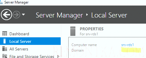 загнать Windows Server в домен AD