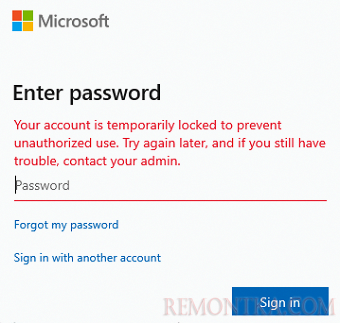 учетная запись в azure временно заблокирована