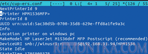 /etc/cups/printers.conf