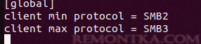 smb.conf - запретить SMB v1