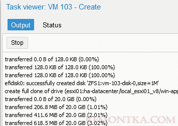 перенос ВМ из VMware в Proxmox