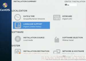 Установка CentOS 7