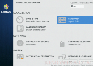 Установка CentOS 7