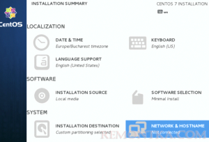 Установка CentOS 7