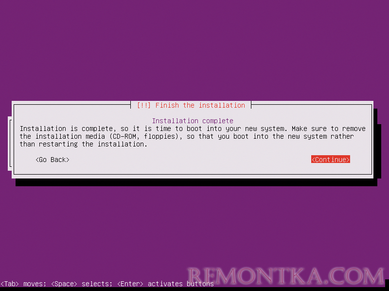 Установка Ubuntu Server 16.04 пошагово