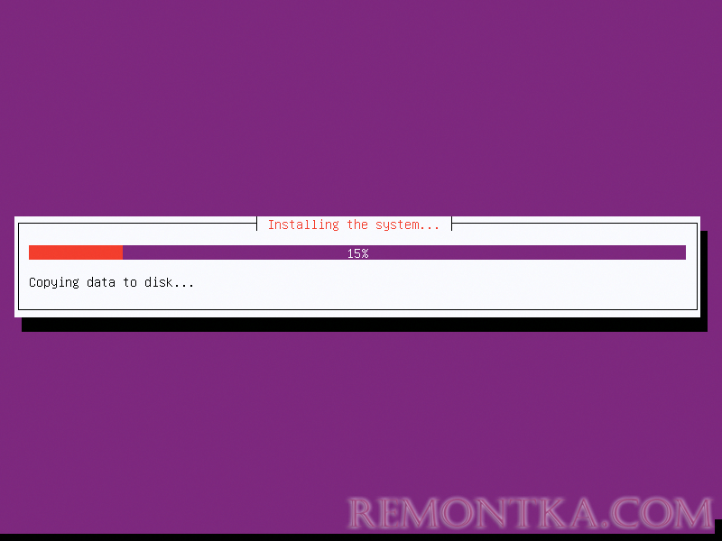 Установка Ubuntu Server 16.04 пошагово