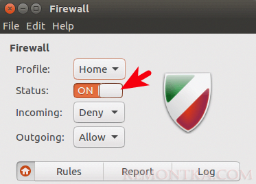 Настройка gufw Ubuntu 16.04