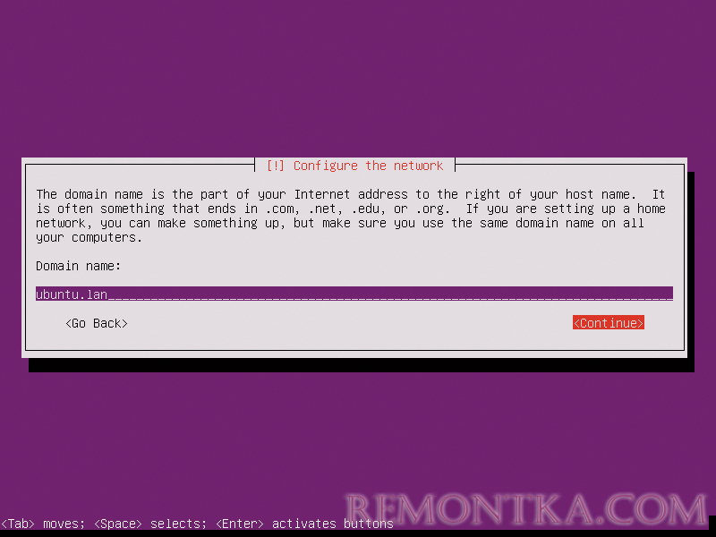 Установка Ubuntu Server 16.04 пошагово